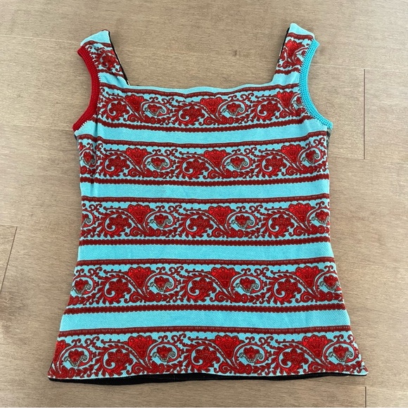 Vintage Custo Barcelona Patterned Tank Top - Picture 5 of 5